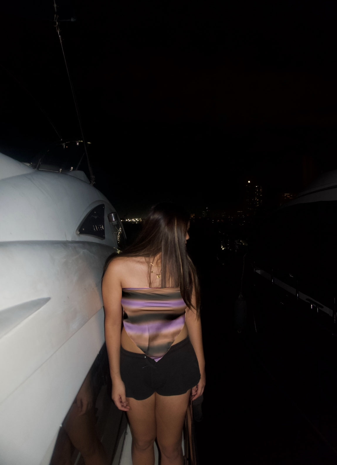 Purple skies bandana