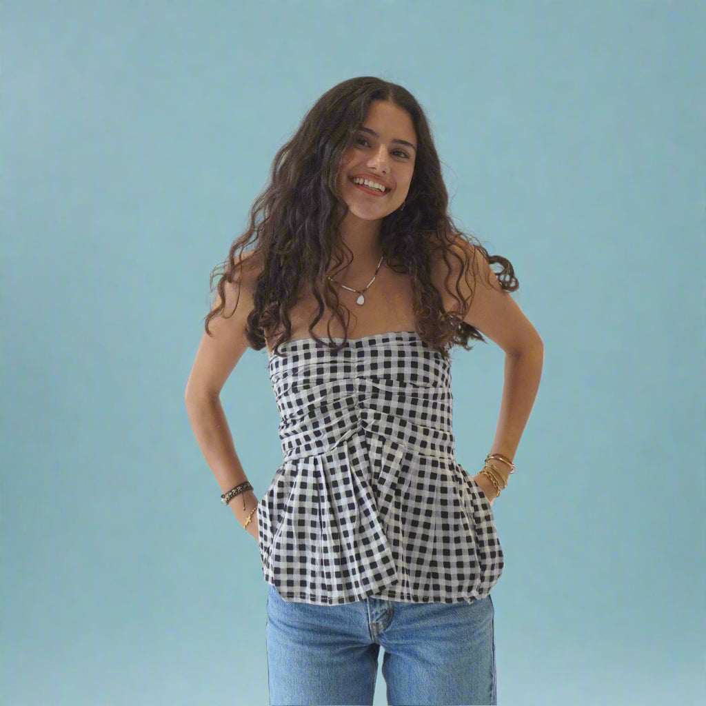 Baby Doll Top Black