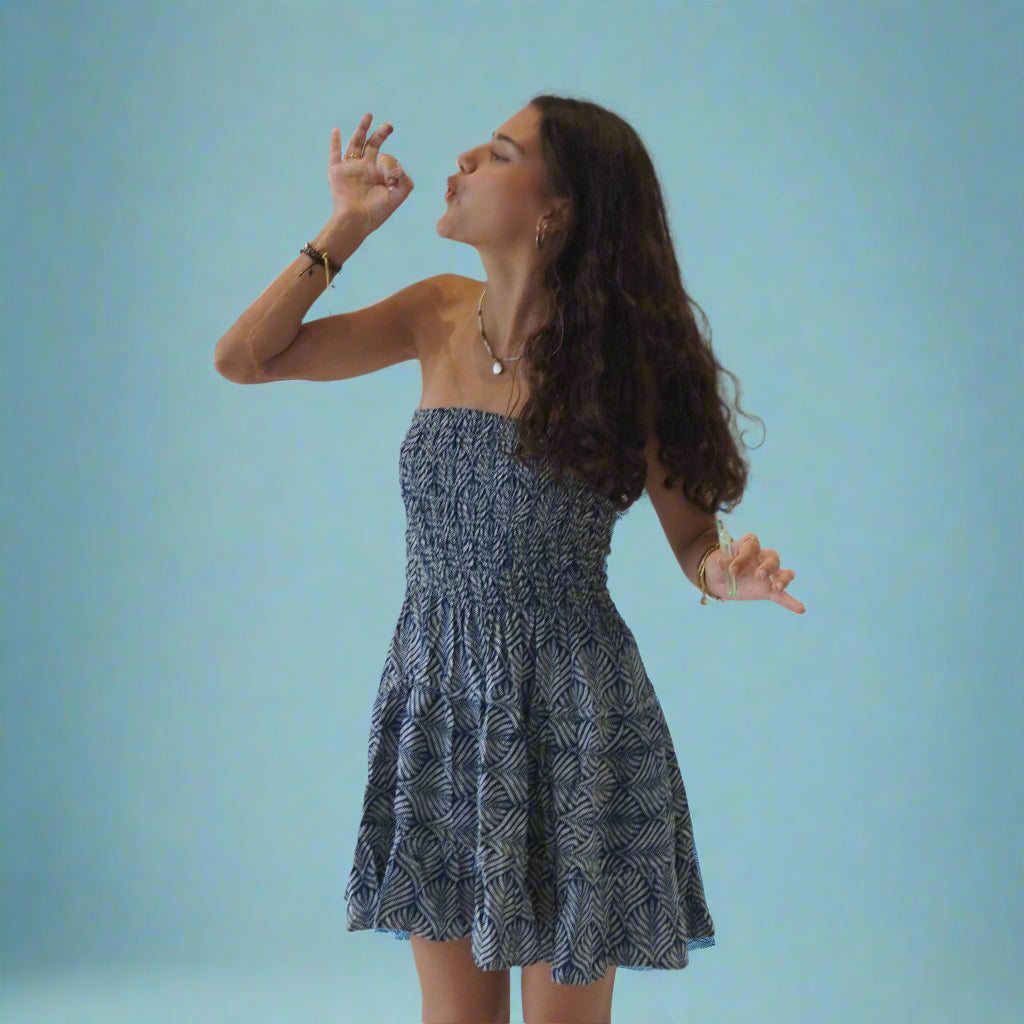 Regular Dress Navy Blue