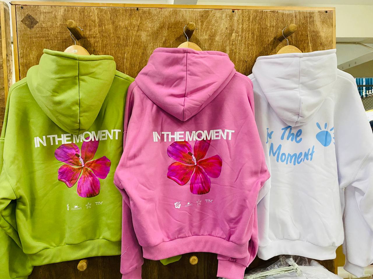 Pink hoodie