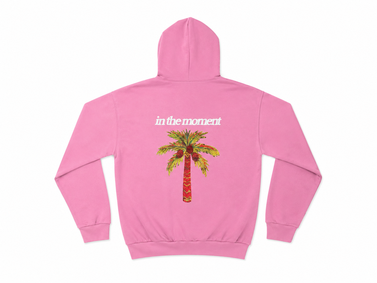Pink Palm Hoodie