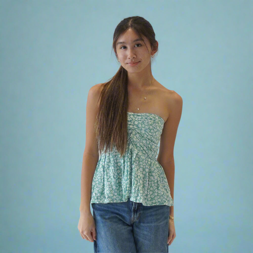 Baby Doll Top Green