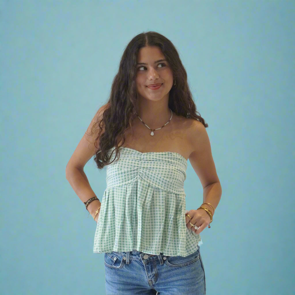 Baby Doll Top Green