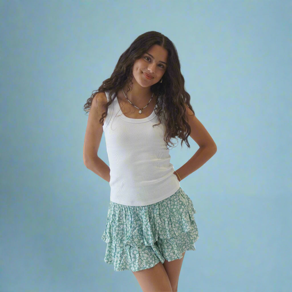 Mini Skirt Green