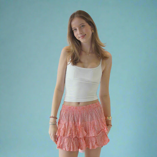 Mini Skirt Orange
