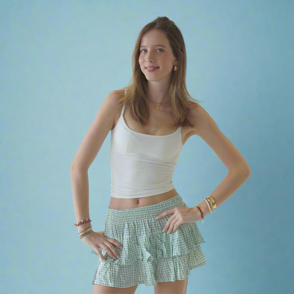 Mini Skirt Green
