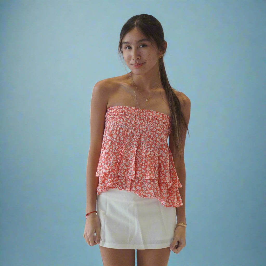 Mini Skirt Orange