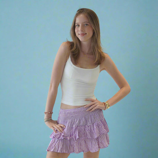 Mini Skirt Violet