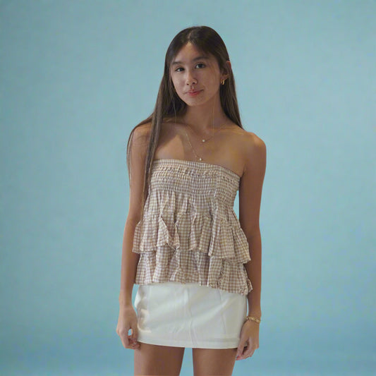 Mini Skirt Beige