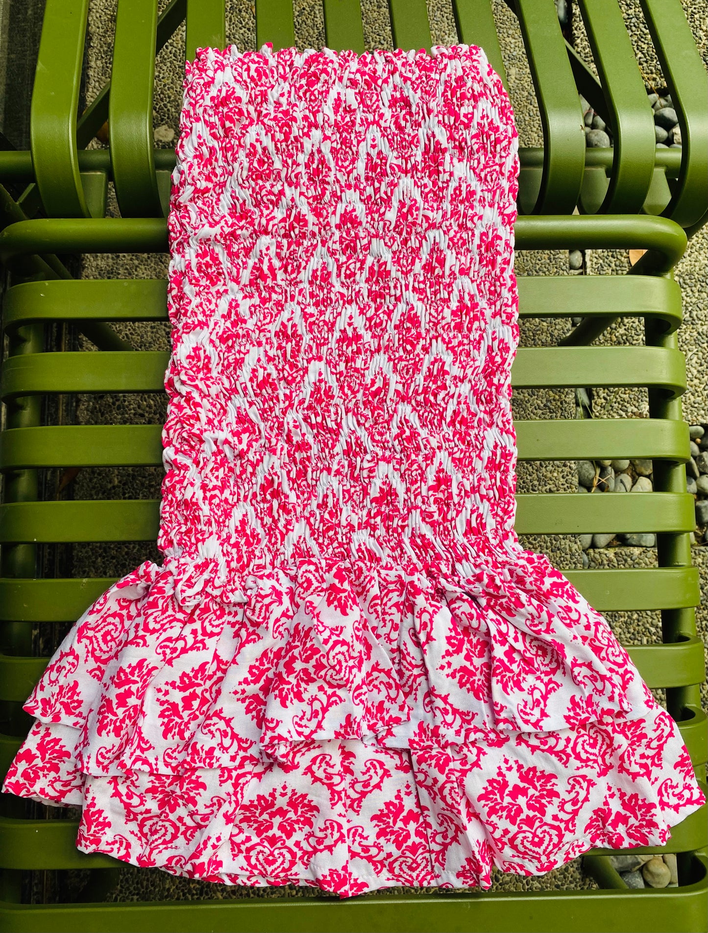 Pink Ruched Dress