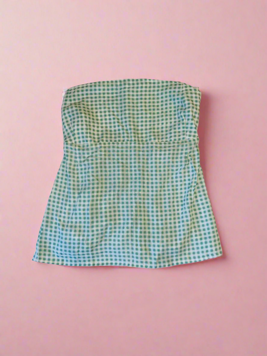 Tie Back Top Green