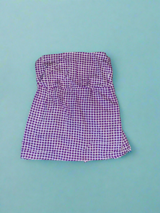Tie Back Top Violet