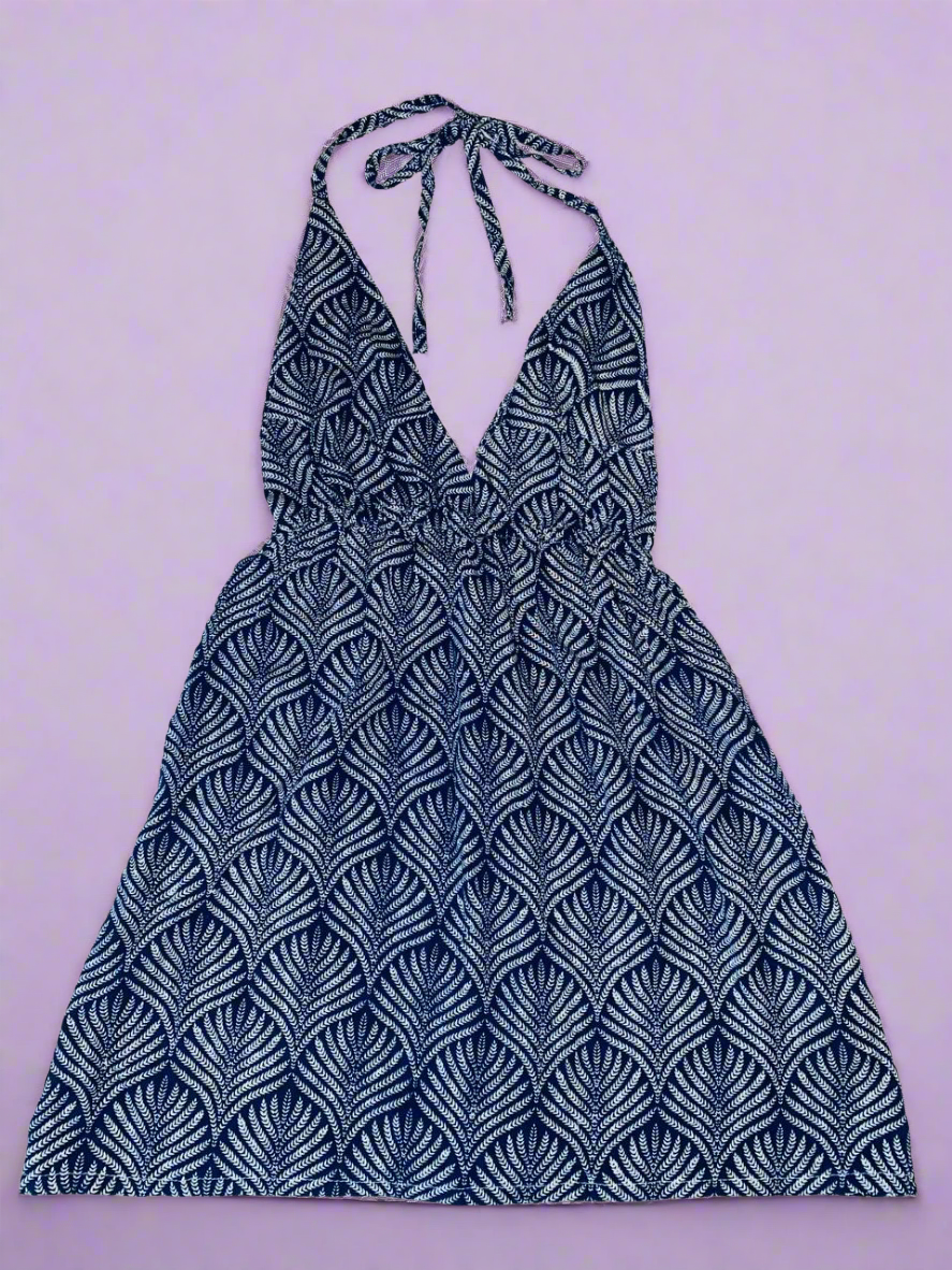 Sun Dress Navy Blue