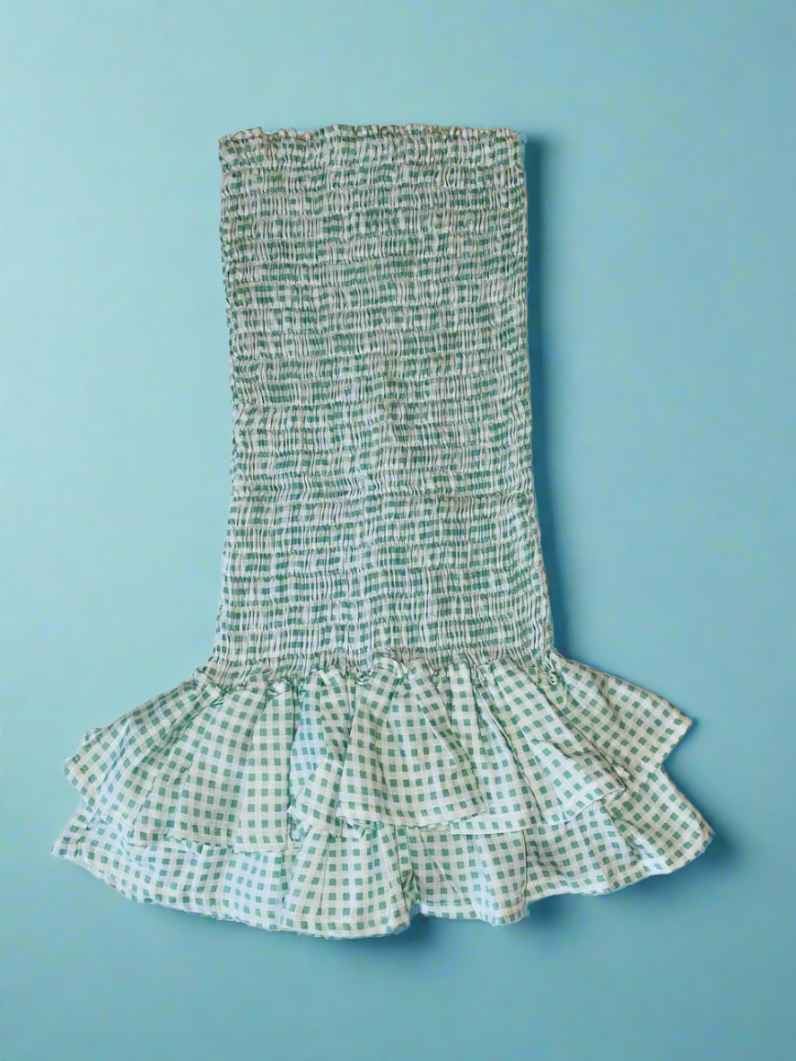 Green Ruched Dress