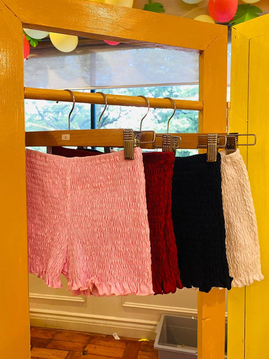 Shirred Shorts